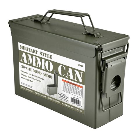 vintage metal military ammo box 30 cal|harbor freight ammo can.